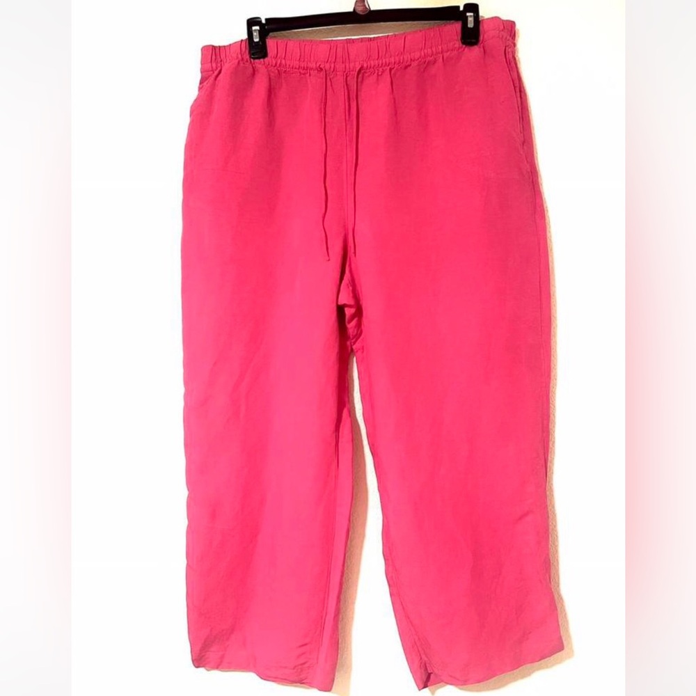 H&M Women’s Linen Blend Drawstring Casual Bottoms